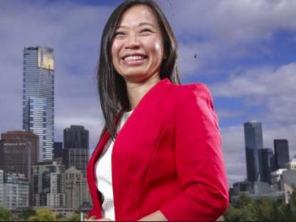 中國僑網(wǎng)墨爾本市長華裔候選人楊千慧。(澳洲新聞網(wǎng))