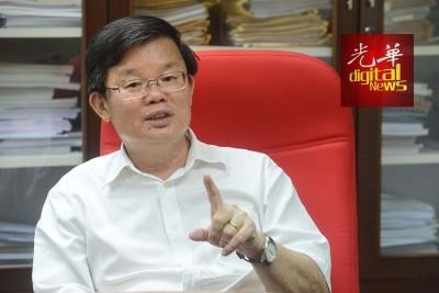 中國僑網(wǎng)曹觀友希望輕快鐵計劃(LRT)能在5年內(nèi)展開執(zhí)行。(圖片來源:馬來西亞光華網(wǎng))