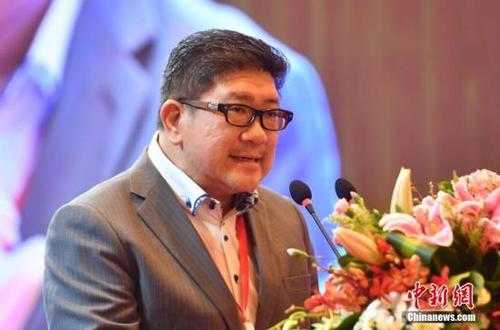 中國僑網(wǎng)資料圖:陳嘉庚基金會副主席、陳嘉庚之孫陳君寶。 中新社記者 呂明 攝