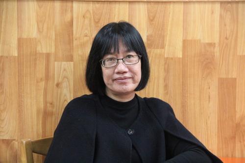 中國僑網(wǎng)廣東五邑大學(xué)的譚金花副教授訪灣區(qū),參加斯坦福大學(xué)活動。(美國《世界日報》/李晗 攝)