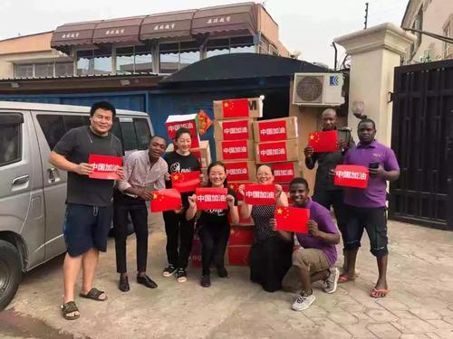 中國僑網(wǎng)尼日利亞華僑華人支援祖(籍)國抗疫。(圖片來源:中國華文教育基金會)
