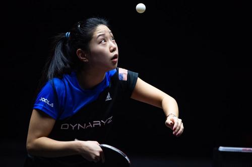 中國(guó)僑網(wǎng)美國(guó)選手張安。新華社記者 張金加 攝