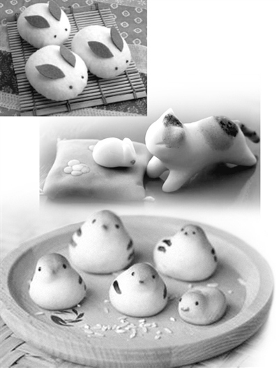 各式各樣的日本“和果子”。