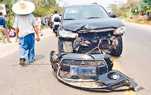 資料圖:中國旅客在泰國自駕游屢釀車禍。(香港《東方日報》網(wǎng)站)