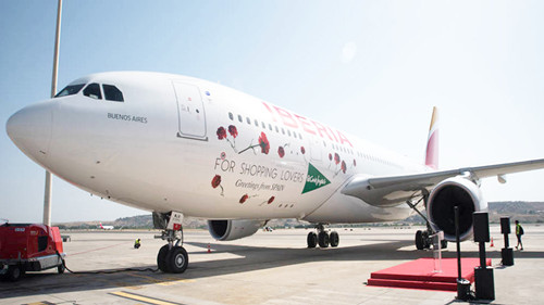 Iberia航空馬德里-上海航線首航航班