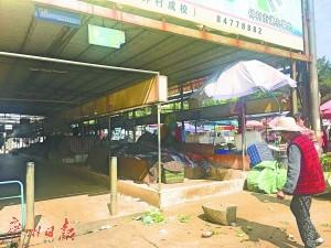 中國(guó)僑網(wǎng)遇難者何潤(rùn)垣生前賣(mài)菜的檔口。