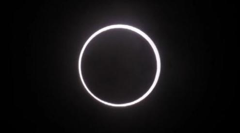 中國僑網(wǎng)日環(huán)食。(智利中文網(wǎng)/資料圖)