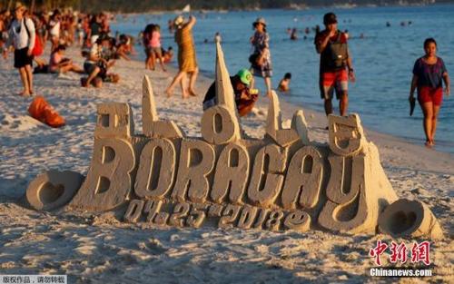 中國(guó)僑網(wǎng)資料圖:長(zhǎng)灘島。