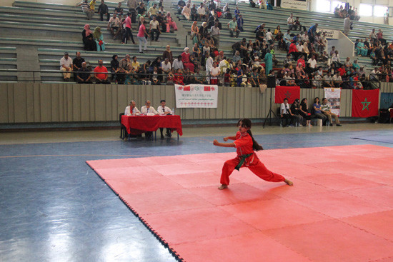 中國僑網(wǎng)少兒組女子南拳比賽
