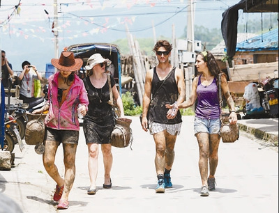 4名留學(xué)生在福建霞浦體驗(yàn)漁民生活。李川