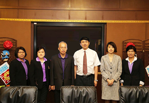 天津師范大學校長會見教育局局長一行