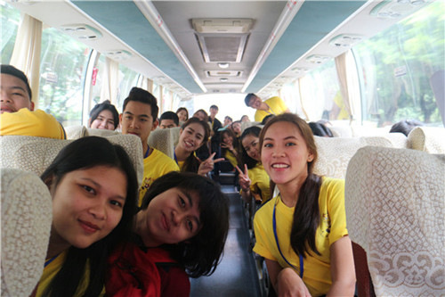 營員們懷著激動心情出發(fā)