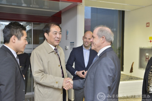 李良園和盧布爾雅那大學校長Ivan