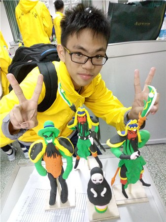 營(yíng)員的手工泥塑