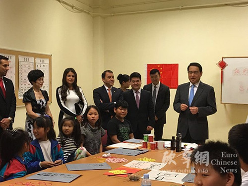 呂凡大使訪(fǎng)問(wèn)北部校區(qū)照片