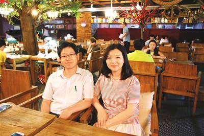 圖為韓康一夫婦