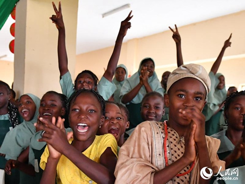 中國文化進校園活動現(xiàn)場