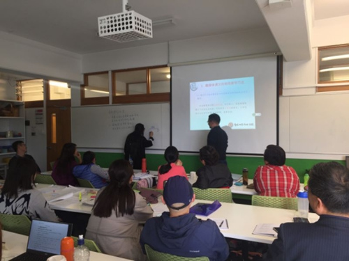 張金橋教授授課