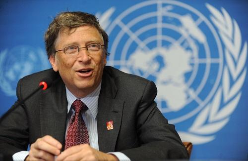 中國僑網(wǎng)資料圖片:比爾·蓋茨 新華社記者于洋攝