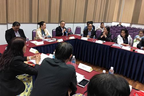 中國僑網(wǎng)一帶一路“互聯(lián)網(wǎng)+”華文教育研討會現(xiàn)場