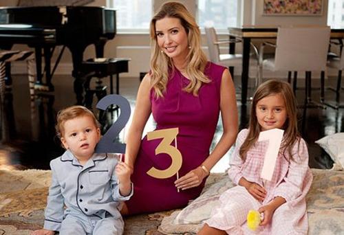 中國僑網(wǎng)伊萬卡和子女