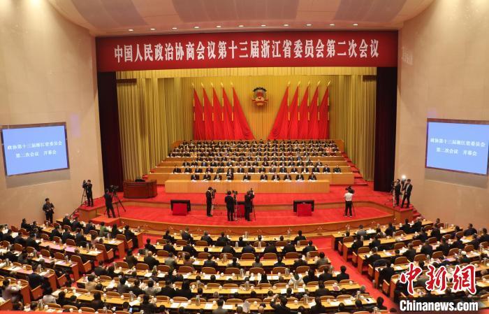 中國僑網(wǎng)浙江省政協(xié)十三屆二次會議。王瀟婧 攝