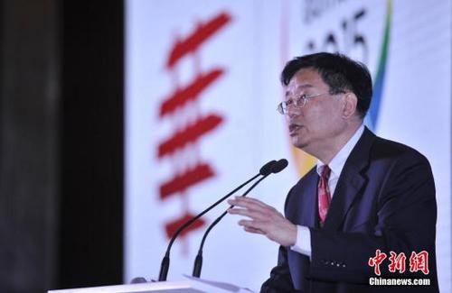 中國僑網(wǎng)資料圖:中國新聞社社長章新新。 中新社發(fā) 陳超 攝