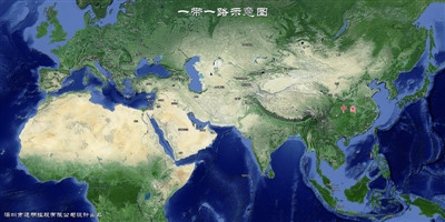 中國(guó)僑網(wǎng)通明瓷業(yè)一帶一路瓷板畫。