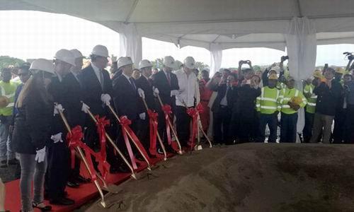 中國(guó)僑網(wǎng)開工儀式現(xiàn)場(chǎng)