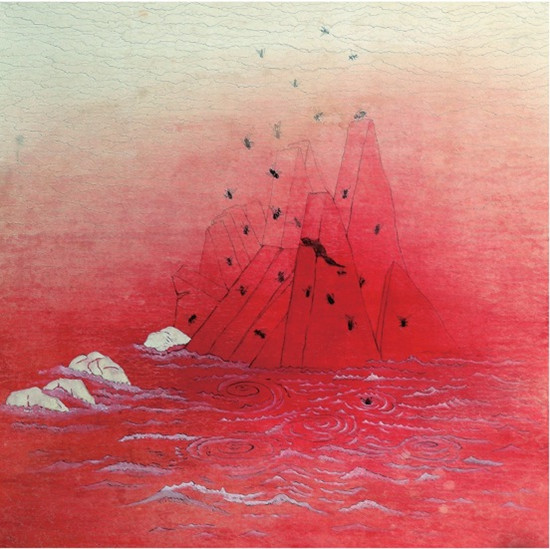 中國僑網(wǎng)生物擬態(tài)(60cm*60cm 水墨裱版)-林郁?(中國臺灣)