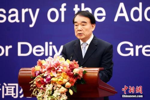 中國(guó)僑網(wǎng)資料圖:外交部副部長(zhǎng)李保東。 中新社記者 盛佳鵬 攝