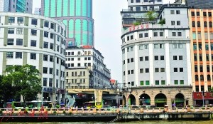 中國僑網(wǎng)沿江路一帶的老建筑