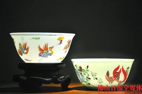 中國(guó)僑網(wǎng)斗彩雞缸杯。