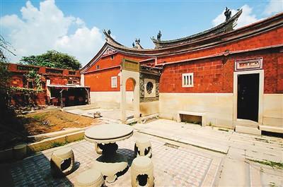 中國僑網(wǎng)蔡氏古民居建筑群一角