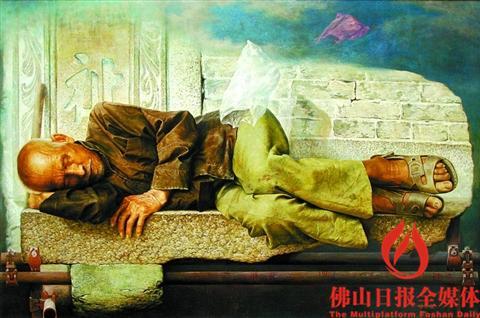 中國僑網(wǎng)梅勁旅作品《變幻的空間》。/受訪者供圖