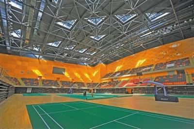 中國(guó)僑網(wǎng)奧體中心綜合館。 劉偉 攝