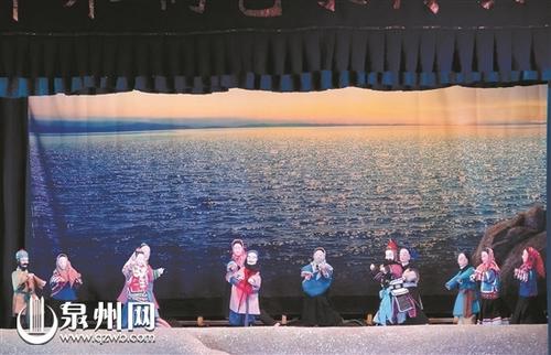 中國僑網(wǎng)掌中木偶戲《惠安女抗倭》劇照