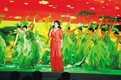 中國(guó)僑網(wǎng)2019年第八屆海南文昌南洋文化節(jié)專題文藝晚會(huì)現(xiàn)場(chǎng)。本報(bào)記者 袁琛 攝