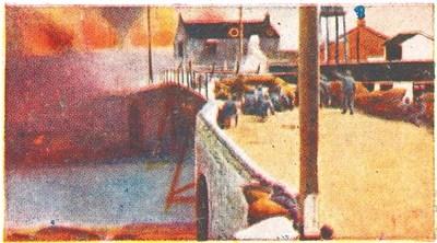 中國(guó)僑網(wǎng)煙畫(huà)“八字橋戰(zhàn)役”