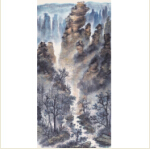 <strong>溪山踏青</strong><br>嚴(yán)鶴麟（中國(guó)澳門）