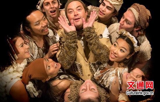 中國演員新西蘭參演莎翁名劇《仲夏夜之夢》演出劇照