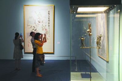 中國僑網(wǎng)展覽現(xiàn)場本報記者 陳 璐 攝