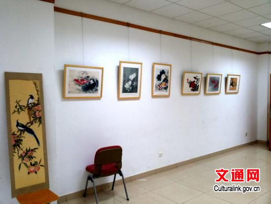 中國僑網(wǎng)學員國畫作品。(文化部網(wǎng)站)