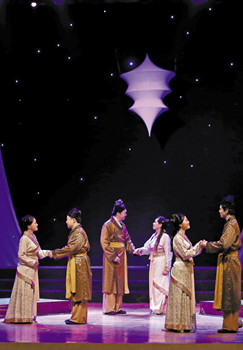 中國(guó)僑網(wǎng)《詩(shī)經(jīng)·樂(lè)圖》演繹3000年前的古典愛情故事。