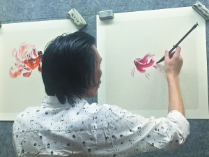 現(xiàn)場(chǎng)作畫(huà)