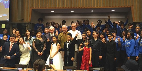 全場嘉賓合影。(美國《僑報(bào)》/Matthew