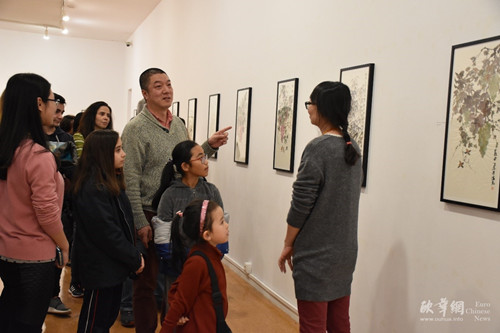 萊昂大學(xué)孔子學(xué)院楊渝光國畫展