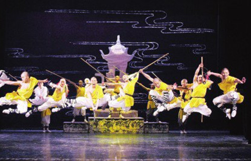 棍陣表演(印尼《星洲日?qǐng)?bào)》)