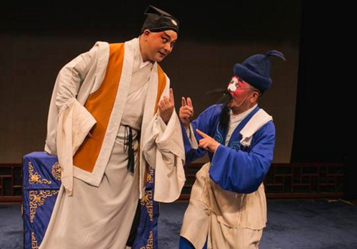 排練劇照。(英國(guó)《華商報(bào)》資料圖)