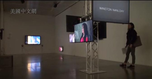 作品展現(xiàn)場。(美國中文網(wǎng)/徐津晶